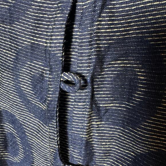 Vintage Oscar by Oscar De La Renta Blue Button Front Blouse - Picture 5 of 7